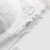 The Edit Push-up-BH aus floraler Spitze