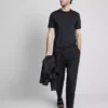 The Edit T-Shirt aus merzerisiertem Stoff in Slim-Fit-Passform