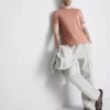 The Edit T-Shirt aus merzerisiertem Stoff in Slim-Fit-Passform