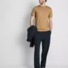 The Edit T-Shirt aus merzerisiertem Stoff in Slim-Fit-Passform
