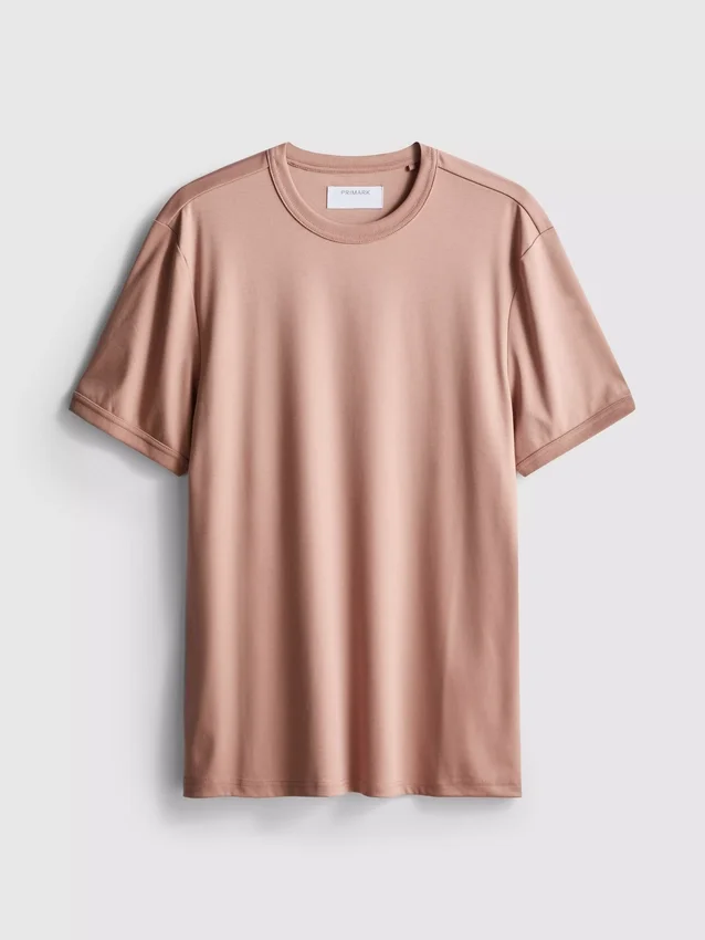 The Edit T-Shirt aus merzerisiertem Stoff in Slim-Fit-Passform