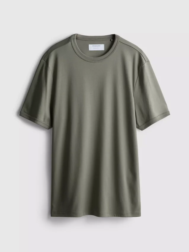 The Edit T-Shirt aus merzerisiertem Stoff in Slim-Fit-Passform