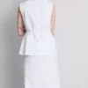 The Edit-Top aus Leinen mit Bindedetail
