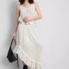 The Primark Scene | Asymmetrischer Maxirock mit Stickerei