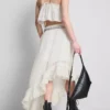 The Primark Scene | Asymmetrischer Maxirock mit Stickerei