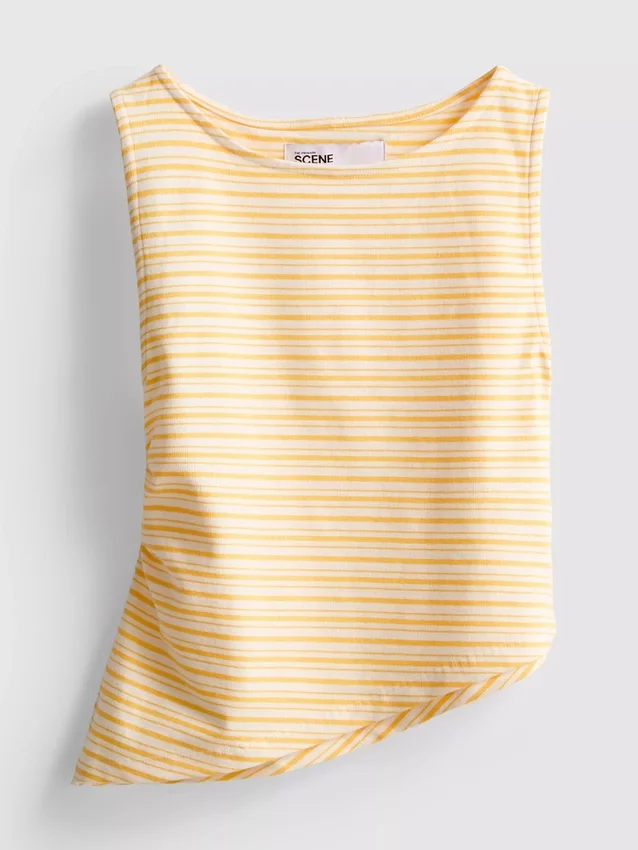 The Primark Scene | Asymmetrisches gestreiftes Tanktop