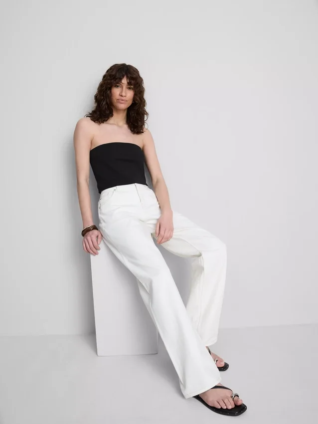 The Primark Scene | Bandeau-Top aus baumwollreichem Jersey