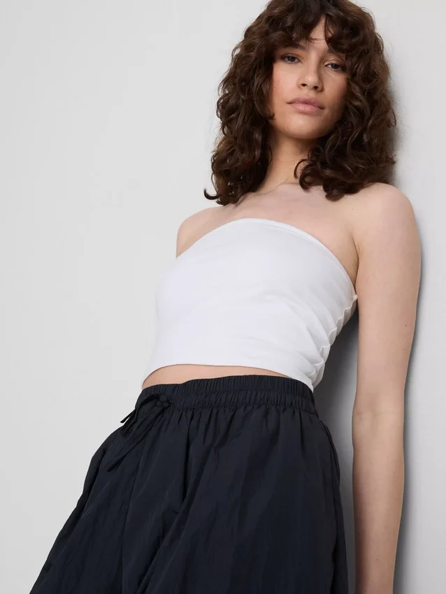 The Primark Scene | Bandeau-Top aus baumwollreichem Jersey