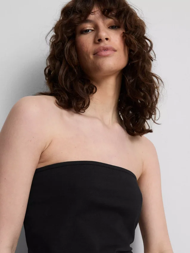 The Primark Scene | Bandeau-Top aus baumwollreichem Jersey