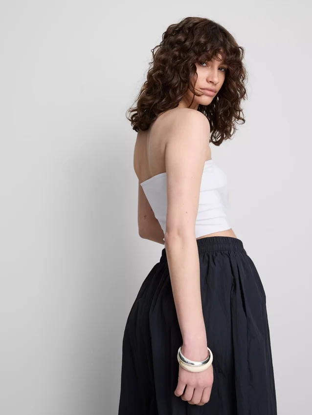 The Primark Scene | Bandeau-Top aus baumwollreichem Jersey