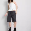 The Primark Scene | Baumwoll-Denim-Shorts mit Nieten