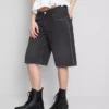 The Primark Scene | Baumwoll-Denim-Shorts mit Nieten