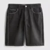 The Primark Scene | Baumwoll-Denim-Shorts mit Nieten