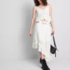 The Primark Scene | Baumwoll-Top mit Broderie-Muster, V-Ausschnitt und Spaghettiträgern
