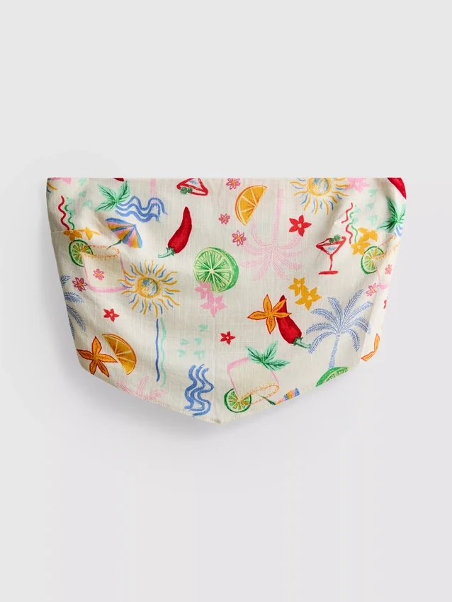 The Primark Scene | Bedrucktes, geschwungenes Bandeau-Top