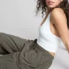 The Primark Scene | Cargo-Hose mit mittlerer Leibhöhe und Kordelzug