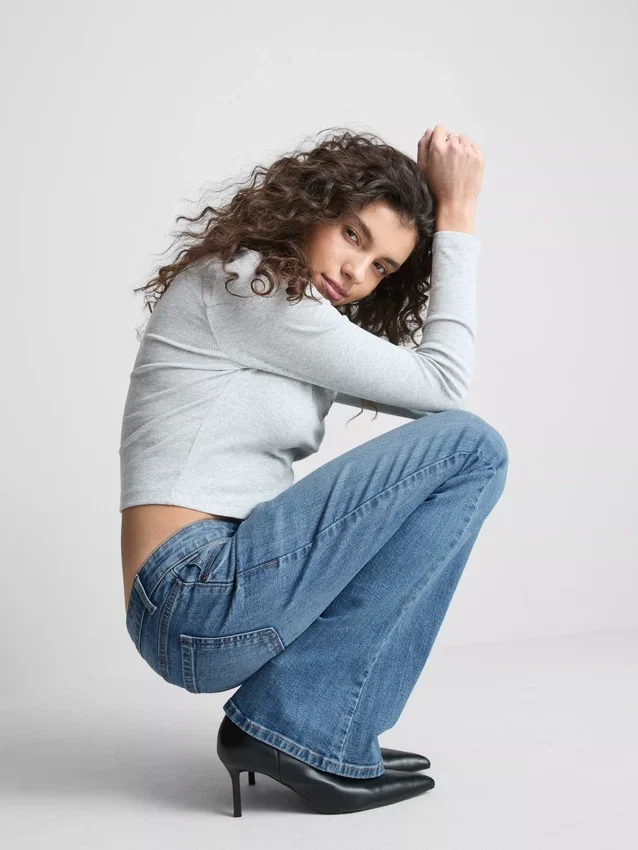 The Primark Scene | Flared-Jeans mit niedriger Leibhöhe