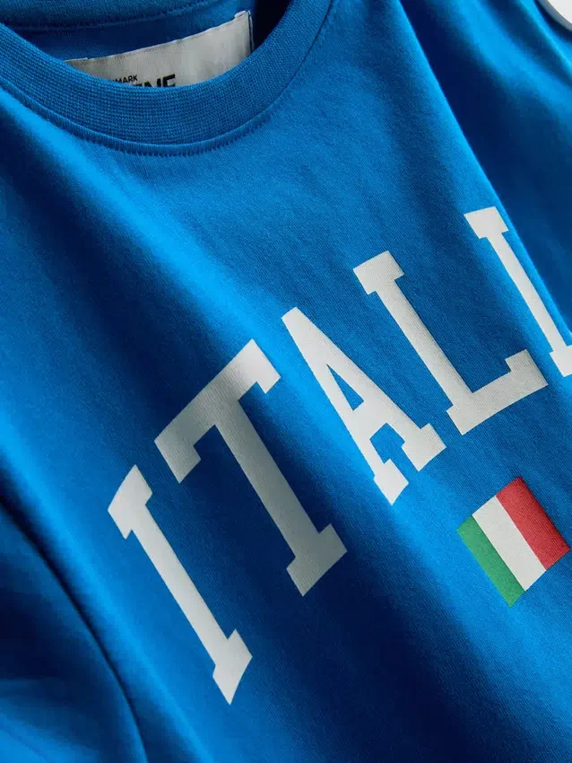 The Primark Scene | Italien-Fussball-Hemd mit Rüschen