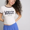 The Primark Scene | Kurzes «Laguna Beach»-Baby-T-Shirt
