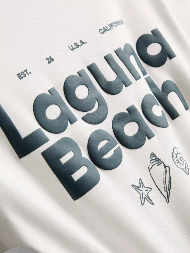 The Primark Scene | Kurzes «Laguna Beach»-Baby-T-Shirt