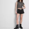 The Primark Scene | Kurzes, schulterfreies, transparentes Top