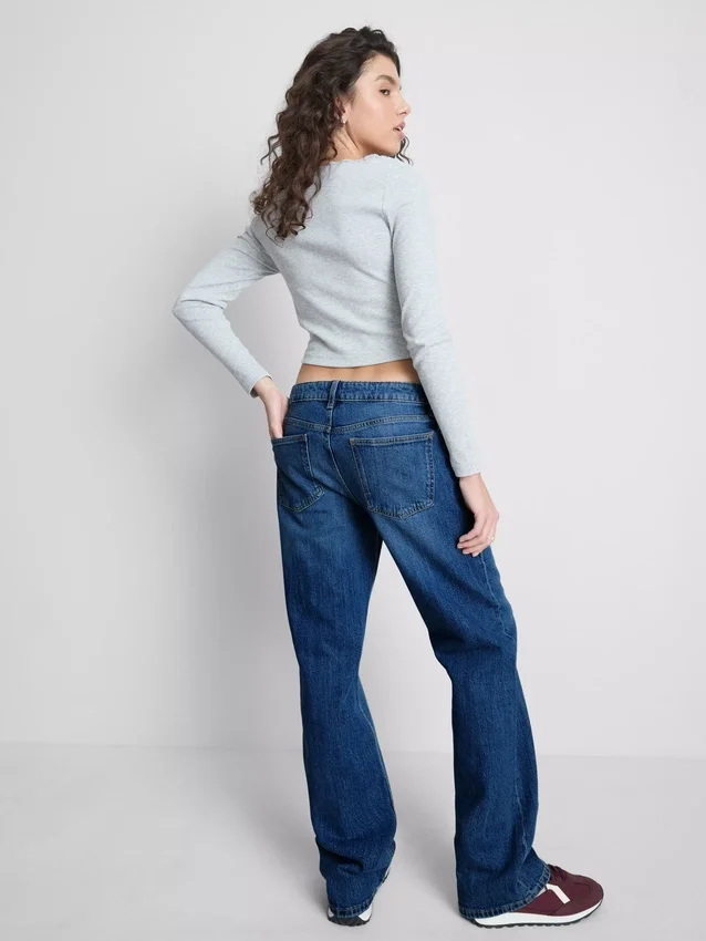 The Primark Scene | Low-Rise-Jeans mit geradem Bein