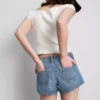 The Primark Scene | Micro-Shorts aus Baumwoll-Denim