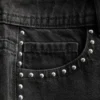 The Primark Scene | Mikro-Shorts aus Baumwoll-Denim mit Nieten