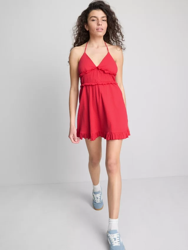 The Primark Scene | Minikleid mit Knitter-Rüschen
