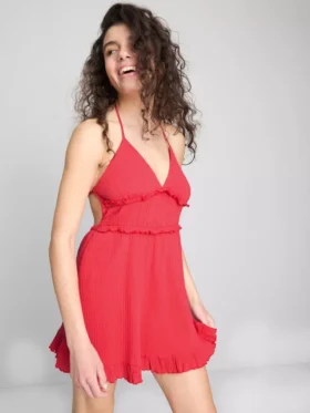 The Primark Scene | Minikleid mit Knitter-Rüschen