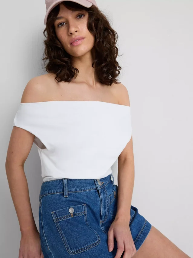 The Primark Scene | Off-Shoulder-Top mit hohem Baumwollanteil