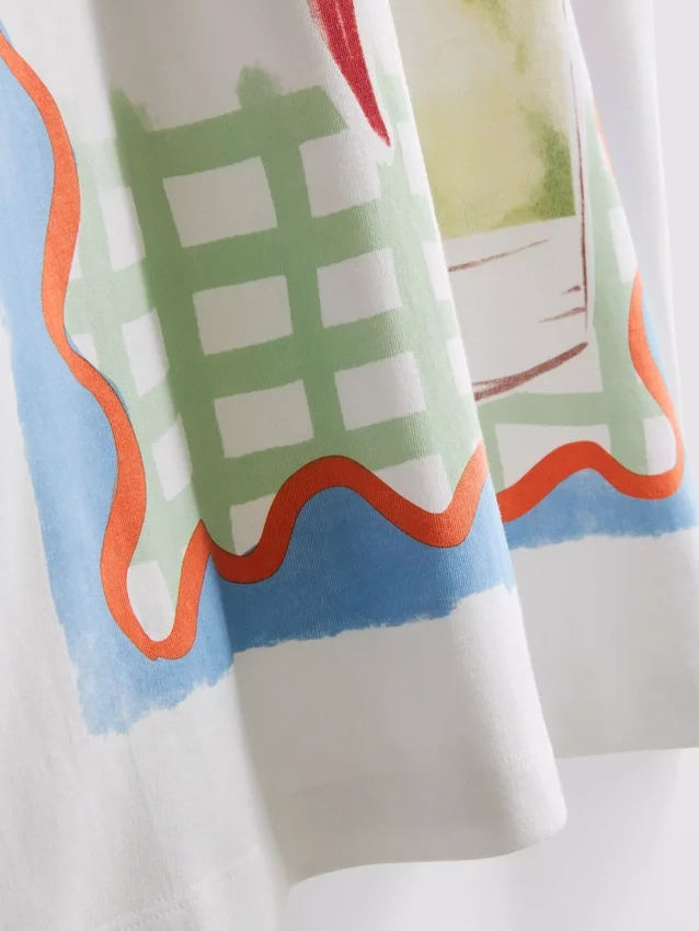 The Primark Scene | Oversized-Baumwoll-T-Shirt «Margarita»