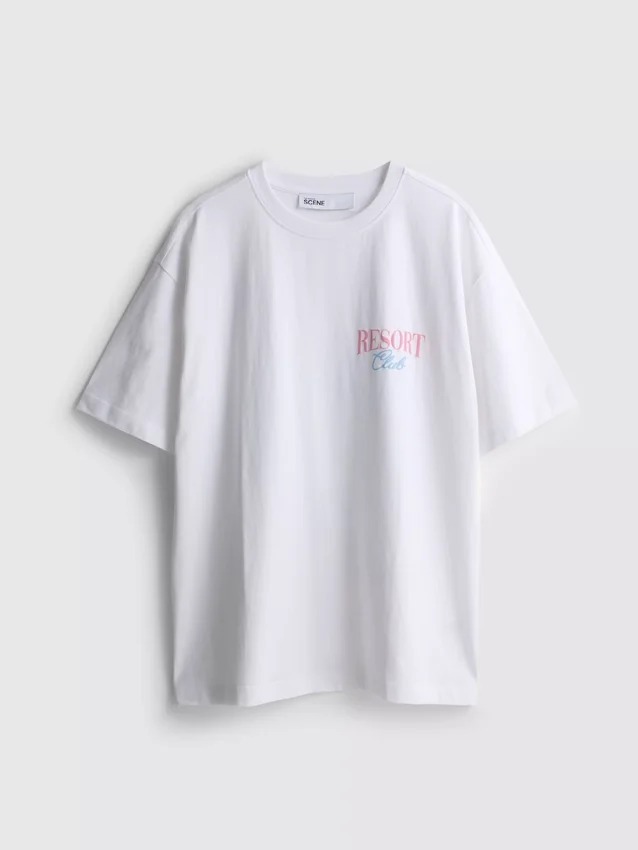 The Primark Scene | Oversized-Resort-T-Shirt aus Baumwolle