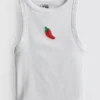 The Primark Scene | Tanktop mit Perlenverzierung aus Baumwollmischung