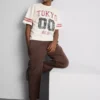 Tokyo Kurzarm-T-Shirt mit Used-Look und Grafikprint