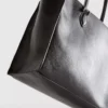 Tote-Tasche aus Kunstleder mit Crackle-Effekt