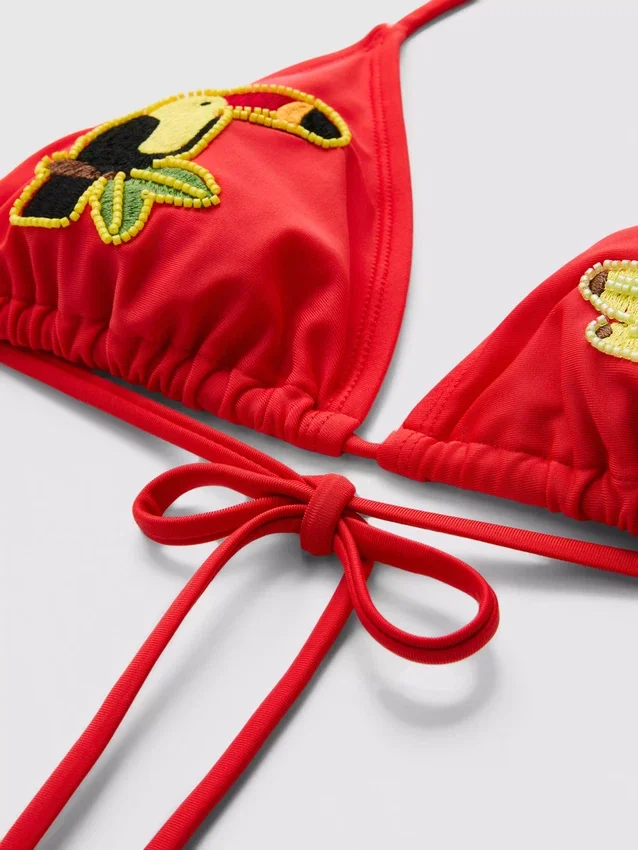 Toucan-Triangel-Bikini-Oberteil