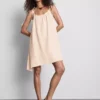 Trapez-Minikleid aus Baumwolle