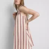 Trapez-Minikleid aus Baumwolle