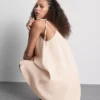 Trapez-Minikleid aus Baumwolle