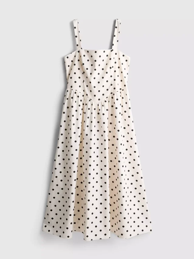 Traumfund | Midi-Kleid mit Korsett und quadratischem Ausschnitt