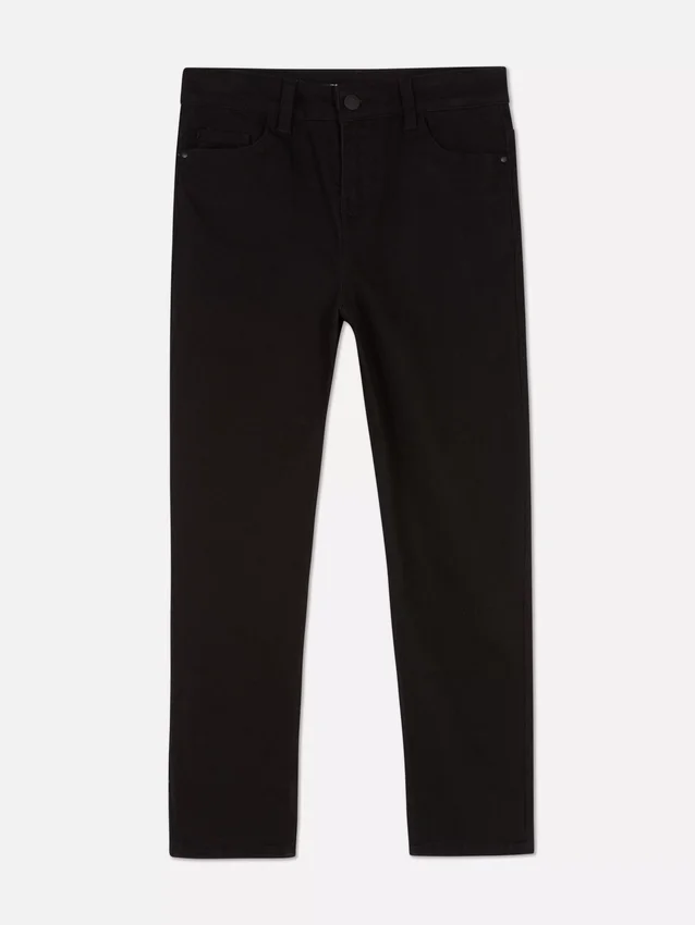 Twill-Hose mit geradem Bein