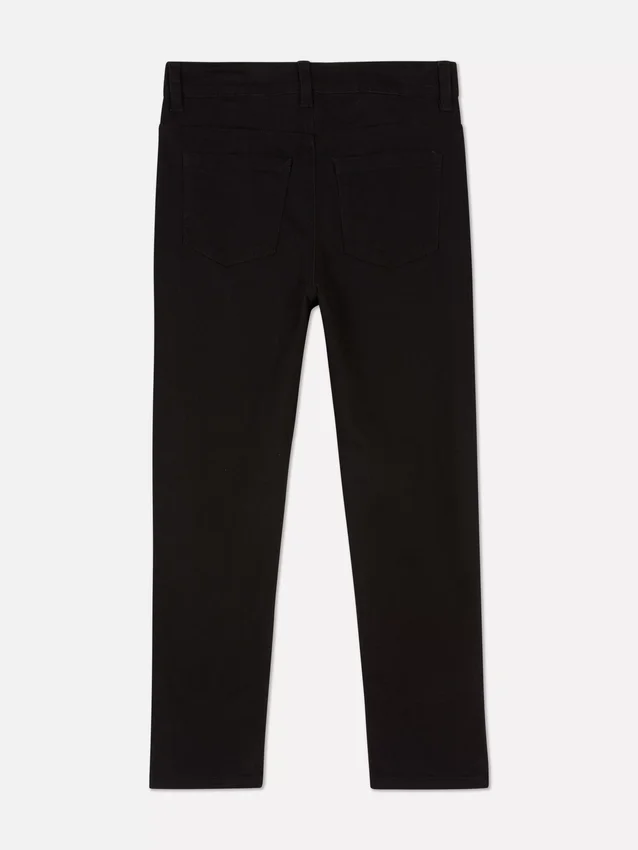 Twill-Hose mit geradem Bein
