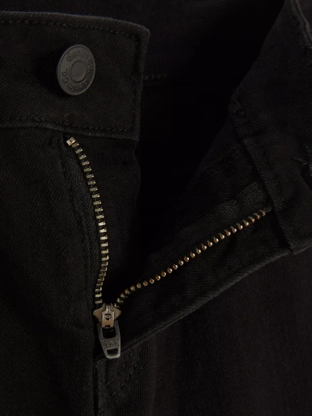 Twill-Hose mit geradem Bein