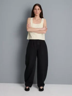 Ultimative Baumwoll-Denim-Jeans mit ausgestelltem Bein