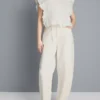 Ultimative Baumwoll-Denim-Jeans mit ausgestelltem Bein