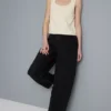 Ultimative Baumwoll-Denim-Jeans mit ausgestelltem Bein