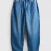 Ultimative Baumwoll-Denim-Jeans mit ausgestelltem Bein