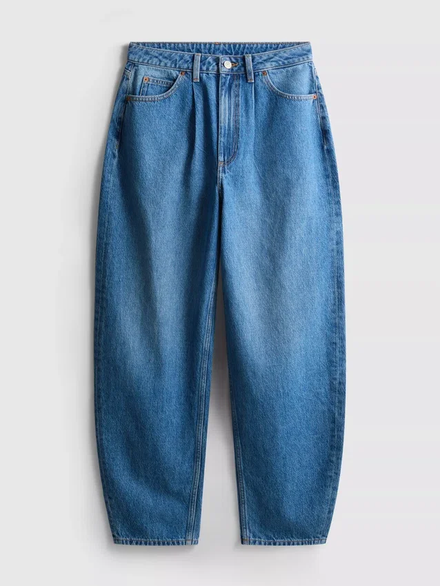 Ultimative Baumwoll-Denim-Jeans mit ausgestelltem Bein
