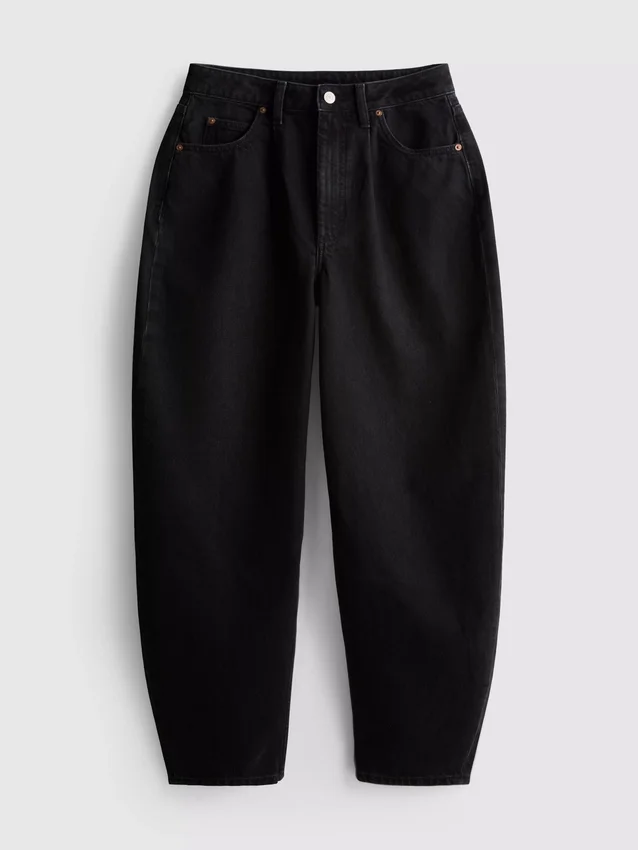 Ultimative Baumwoll-Denim-Jeans mit ausgestelltem Bein
